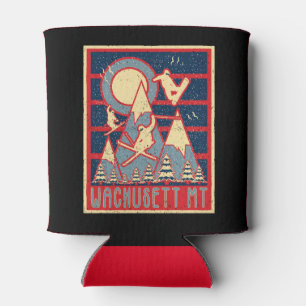 Retro 80er Wachusett Mountain Ski Dosenkühler