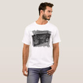 RETRO 80'S 90S BOOM BOX T-Shirt (Vorne ganz)