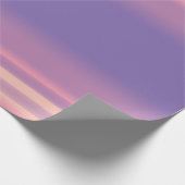 Retro 80's 90's Pink Lila Ombre Streifen Geschenkpapier (Ecke)