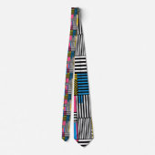 Retro 80s Custom Tie – Elegant Fashion Krawatte (Rückseite)