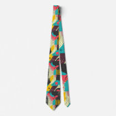 Retro 80s Custom Tie – Elegant Fashion Krawatte (Vorderseite)
