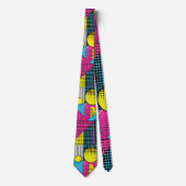 Retro 80s Custom Tie – Elegant Fashion Krawatte (Vorderseite)