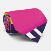 Retro 80s Custom Tie – Elegant Fashion Krawatte (Gerollt)