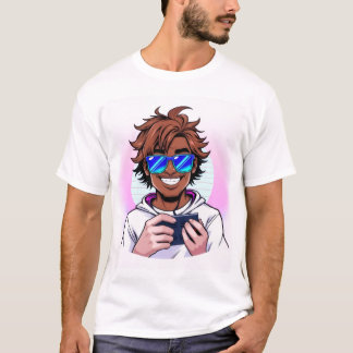 Retro 80s Gamer – Vaporwave Style Vector T-Shirt 