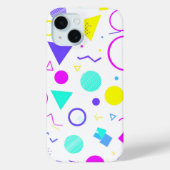 Retro 80s Memphis Geometric Pattern Case-Mate iPhone Hülle (Rückseite)