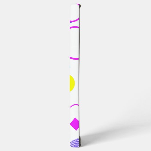 Retro 80s Memphis Geometric Pattern Samsung Galaxy Hülle (Linke Seite)