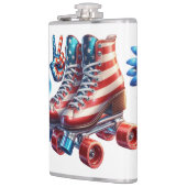 Retro 80's Patriot Flachmann (Links)