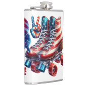 Retro 80's Patriot Flachmann (Rechts)