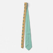 Retro 80s Pop Culture Custom Necktie Krawatte (Rückseite)