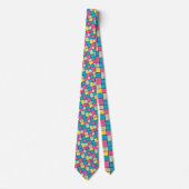 Retro 80s Pop Culture Custom Necktie Krawatte (Vorderseite)