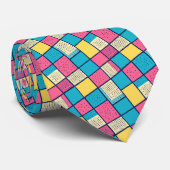 Retro 80s Pop Culture Custom Necktie Krawatte (Gerollt)