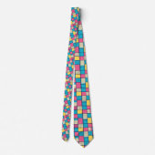 Retro 80s Pop Culture Custom Necktie Krawatte (Rückseite)