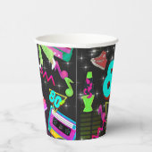 Retro 80's, Retro, jedes Alter Pappbecher (Rechts)