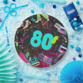 Retro 80's, Retro, jedes Alter Pappteller (Party)