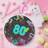 Retro 80's, Retro, jedes Alter Pappteller (Party)