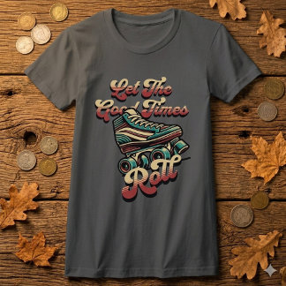 Retro 80s Rollerskate T-Shirt