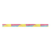 Retro 80's Style Gift Ribbon Satinband (Vorderseite)