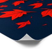 Retro 80s Style Halloween Pop Art Poster (Ecke)