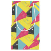 Retro 80's Style Paper Gift Bag Kleine Geschenktüte (Vorderseite)