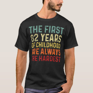 Retro 82 Jahre alte Männer Frauen Sprichwort 82. G T-Shirt