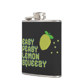 Retro 8-Bit Zitronenquetscher-Flasche - Lustiger G Flachmann (Links)