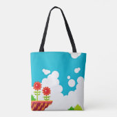 Retro 8-Bitvideospiel-inspirierte Taschen-Tasche Tasche (Rückseite)