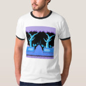 Retro 8-Bitvideospiel-inspirierter erwachsener T - T-Shirt (Vorderseite)