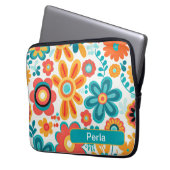 Retro 8 laptopschutzhülle (Vorderseite Links)