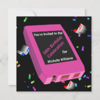 Retro 8-Track 50. Geburtstag