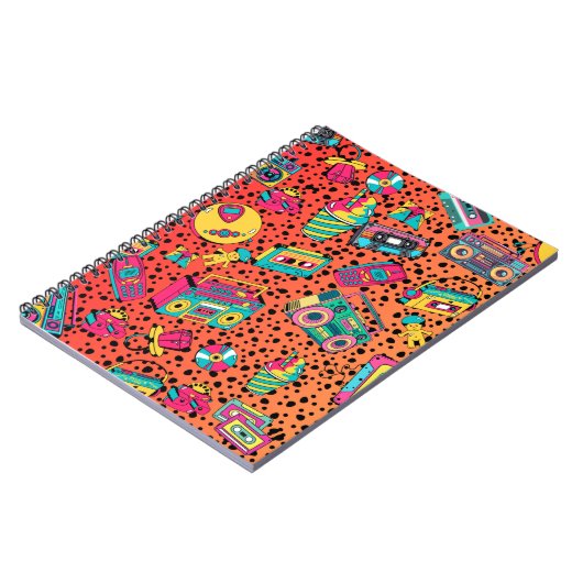 Retro 90er ästhetisches Notebook Notizblock (Linke Seite)