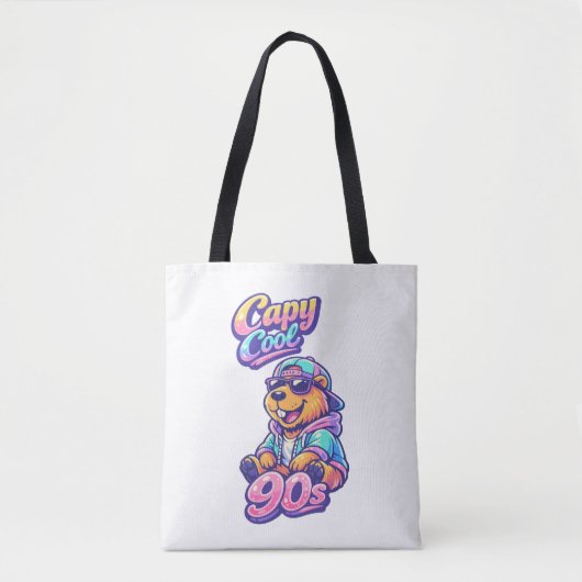 Retro 90er Capy Cool Capybara-Tasche Tasche (Vorderseite)