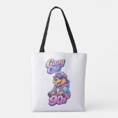 Retro 90er Capy Cool Capybara-Tasche Tasche (Rückseite)