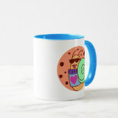 Retro 90er Coole Cartoon Schnecke in Sweater Tasse (VorderseiteRechts)