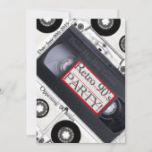 Retro 90er-Cover Einladung (Vorderseite)