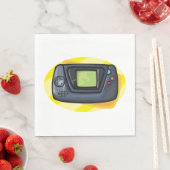 Retro-90er-Handheld-Spielkonsole Gamer Serviette (Beispiel)