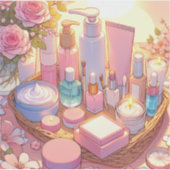 Retro 90er Jahre Anime Skin Care Ästhetik Aufkleber (Vorderseite)