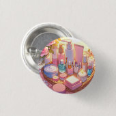 Retro 90er Jahre Anime Skin Care Ästhetik Button (Vorne & Hinten)