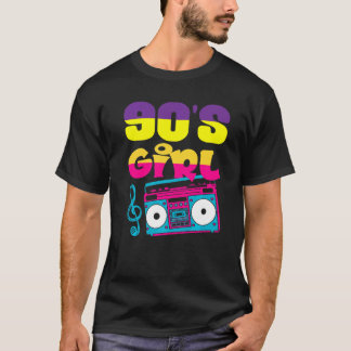 Retro 90er Jahre Mädchen Vintage 90er Frauen  2 T-Shirt