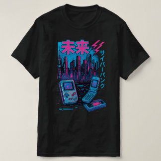 Retro 90er Japan Neon T - Shirt