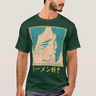 Retro 90er japanische Ästhetik Waifu Anime Graphic T-Shirt