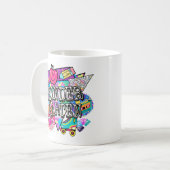 Retro 90er Kindergartenhemd Kaffeetasse (Vorderseite Links)