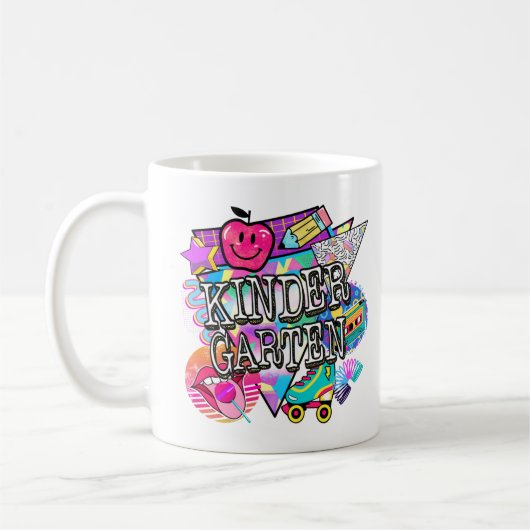 Retro 90er Kindergartenhemd Kaffeetasse (Links)