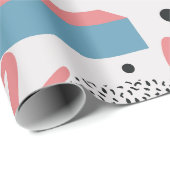 Retro-90er-Memphis-Muster Geschenkpapier (Rolleneckpunkt)