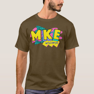 Retro 90er Milwaukee MKE Rad Memphis Stil 90er Sti T-Shirt