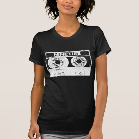 Retro 90er-Musikkassette für Kassettenrekorder T-Shirt (Vorderseite)