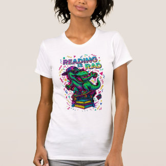 Retro 90er Nostalgie Lesen Shirt - Frauenschnitt