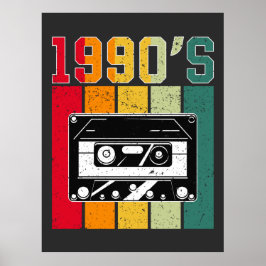 Retro - 90er poster