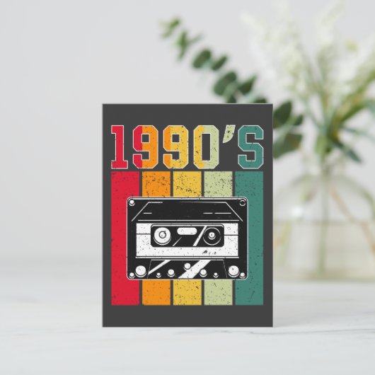 Retro - 90er postkarte (Stehend Vorderseite)