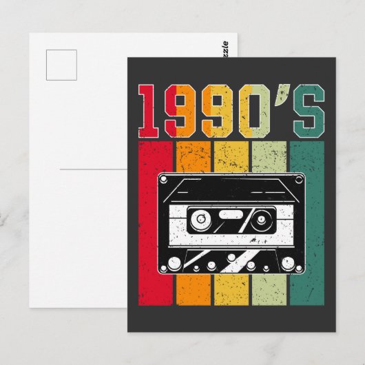 Retro - 90er postkarte (Vorne/Hinten)