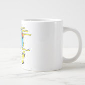 Retro 90er-Ski-Logo Jumbo-Tasse (Rechts)